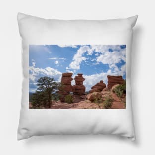 Garden of the Gods Siamese Twins Pillow