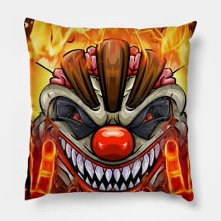 CANNABIS WEED CRAZY SESSION CLOWN HALLOWEEN Pillow