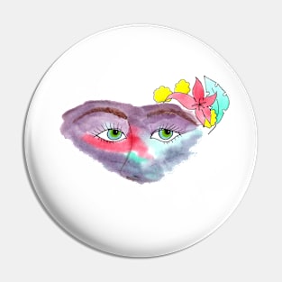 botanical eyes Pin