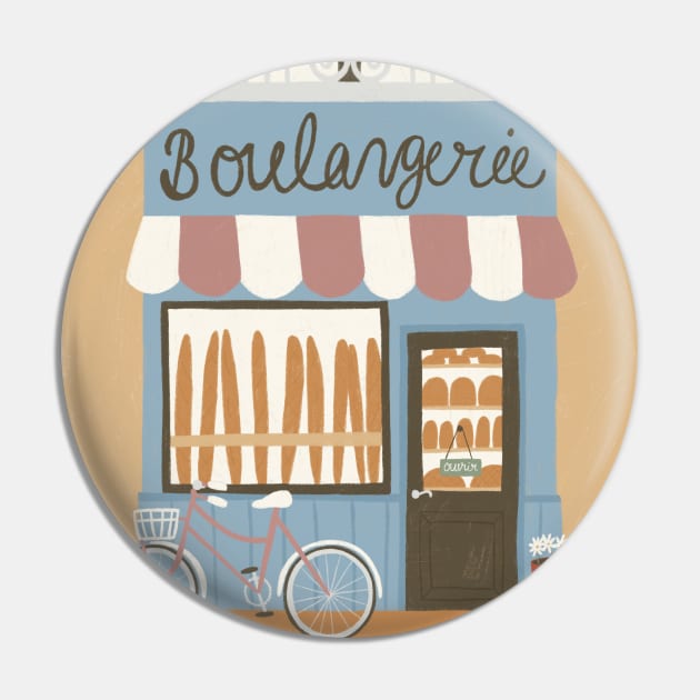 Boulangerie Pin by Happy Mouse Studio