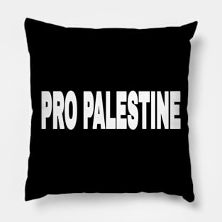 PRO PALESTINE - White - Front Pillow