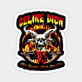 Celine dion art fire Magnet