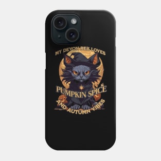 Spooky Mystical Witches Devon Rex Familiar Phone Case