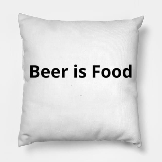 beer is food Pillow by dreamy01