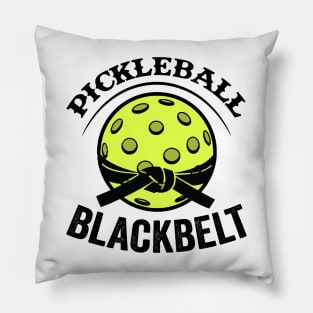 Pickleball Gifts Pickleball Blackbelt funny Pickleball Shirt Pillow