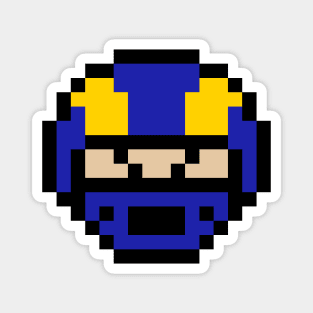 8-Bit Helmet - Los Angeles Magnet