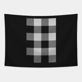 Blue Plaid Tapestry