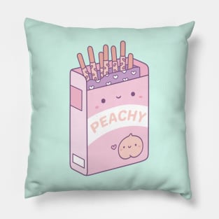 Cute Peach Peachy Biscuit Sticks Snack Pillow