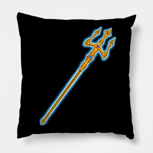 Poseidon trident fork Pillow