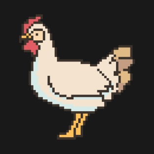 Chicken Pixel Art T-Shirt