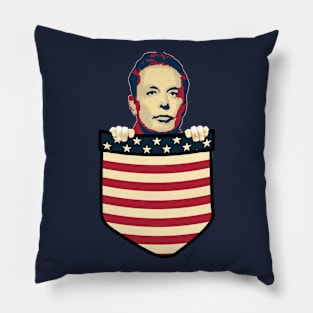 Elon Musk In My Pocket Pillow