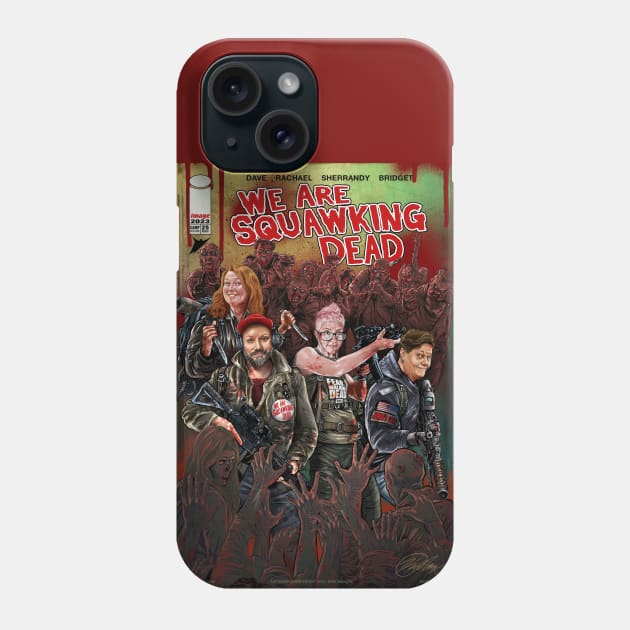 Kirk Manley/SQUAWKING DEAD Comic Book ART Phone Case by SQUAWKING DEAD