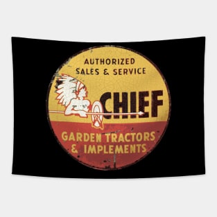 Chief Garden Tractors Tapestry