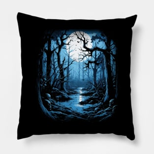 Black Metal Horror Forest Death Metal Rocker Band Gothic Pillow