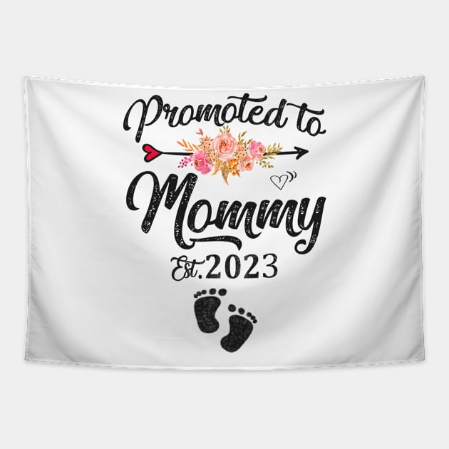 promoted to mommy 2023 Tapestry by Leosit