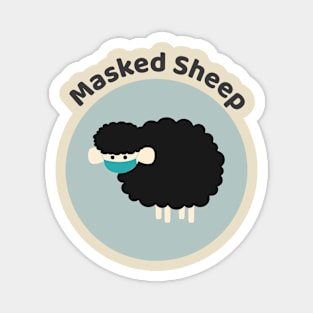 Masked Sheep Magnet