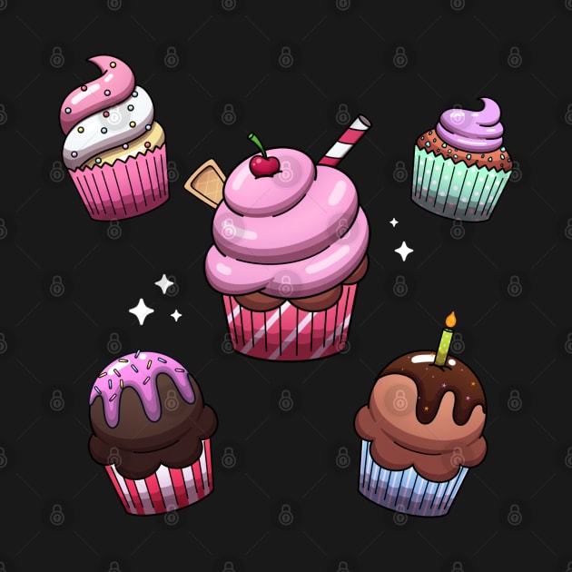 Cute Cupcakes by TheMaskedTooner