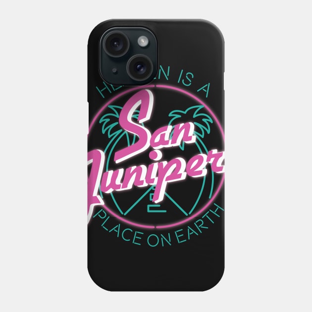 SAN JUNIPERO love Phone Case by AnnSaltyPaw