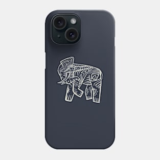 Abstract Elephant Drawing Phone Case