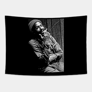 Marvin Gaye Smoking Vintage Tapestry