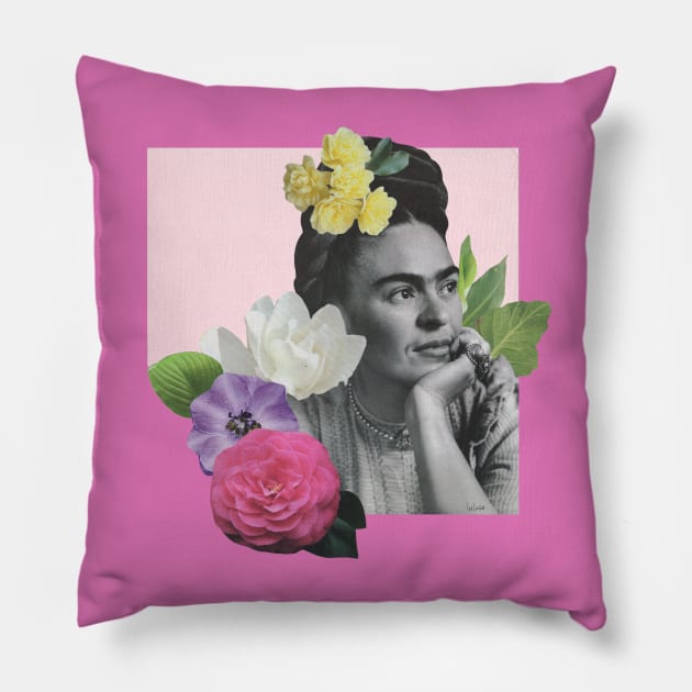 Frida Khalo Pillow by luliga