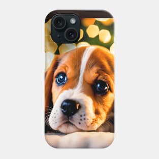 Cute Beagle Dog Puppy Christmas Phone Case