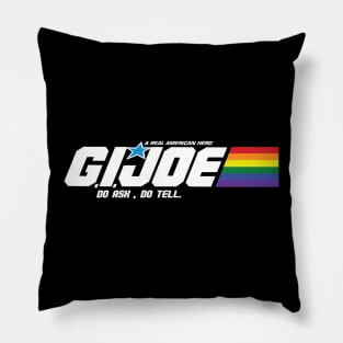 G.I. Joe Pride Do Ask Do Tell Pillow