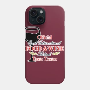 Epcot Food and Wine Festival Taste Tester Phone Case