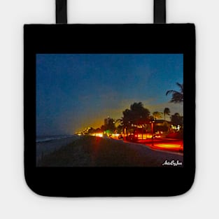 Night Sky at the Beach Tote