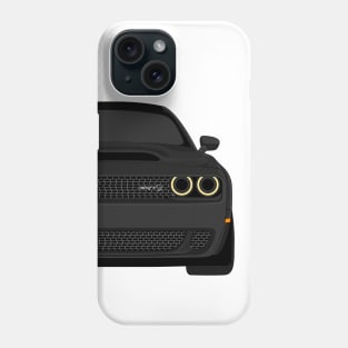 DODGE DEMON FRONT BLACK Phone Case