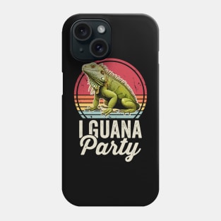 I Guana Party Funny Iguana Lover Phone Case
