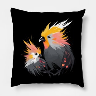 Cockatiel Fathers Day Pillow