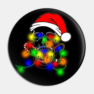 Skull Christmas Santa Claus 4# Pin