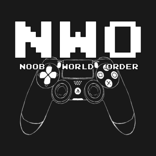 Noob World Order (Playstation) T-Shirt