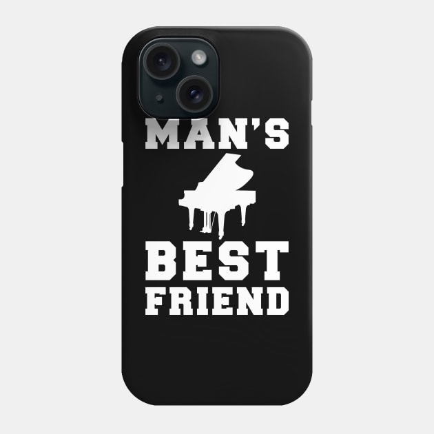 piano Man's best friend tee tshirt Phone Case by MKGift