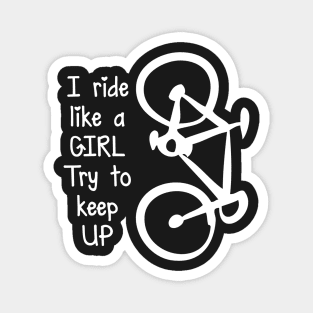 Ride Like a Girl Magnet