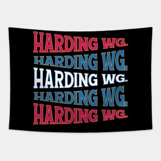 NATIONAL TEXT ART WARREN HARDING Tapestry