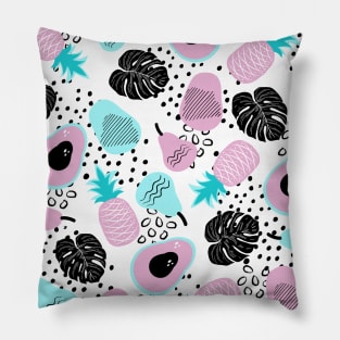 Colourful Fruit Pattern Pillow