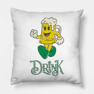 Drink.St. Patrick's Day Pillow