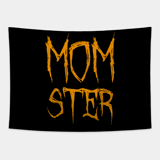 MOMster for Halloween Tapestry by Soul Searchlight