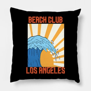 Los Angeles Beach Club Pillow