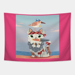 Pirate Cat Tapestry