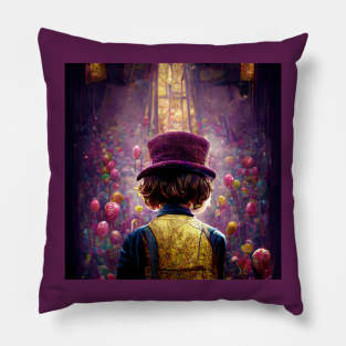 Willy Wonka and his Chocolate Factory Pillow