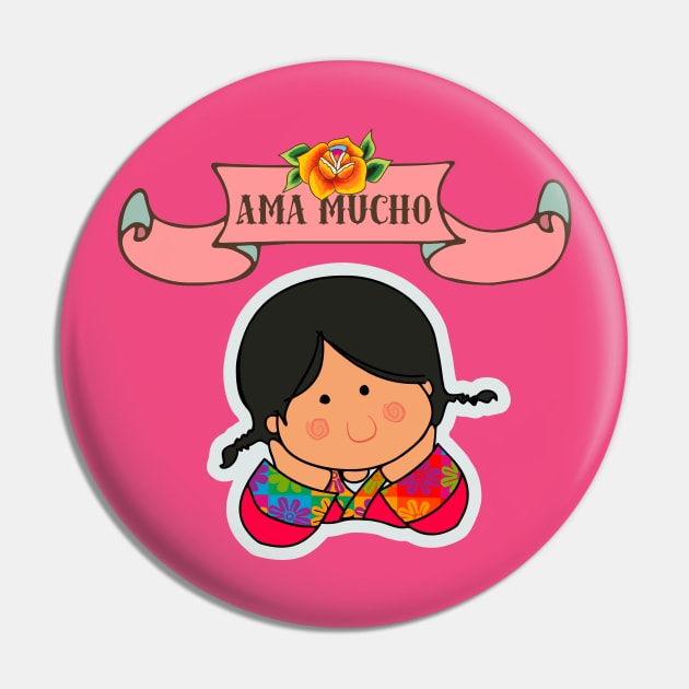 Ama Mucho Pin by ElsaDesign