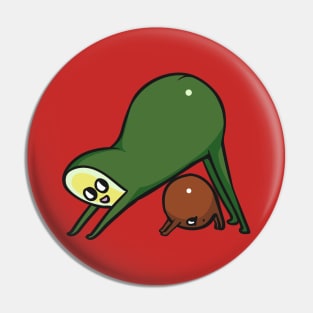 Avocado Yoga Pin