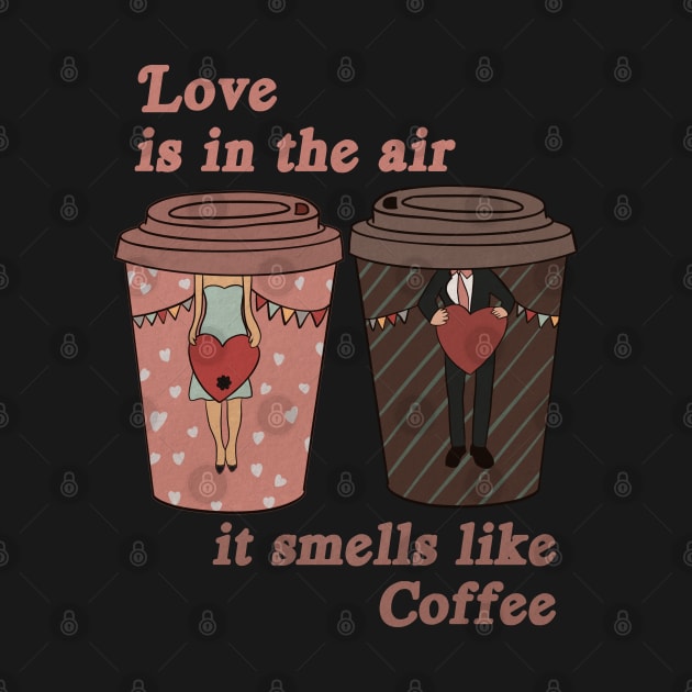 Coffee Love: Brewing Romance, Love Is in the Air by i am Cuta