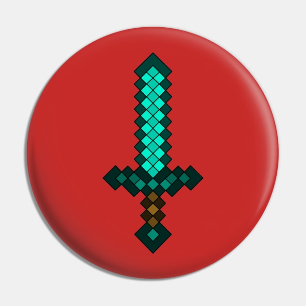 Diamond Sword Pin by maplefoot