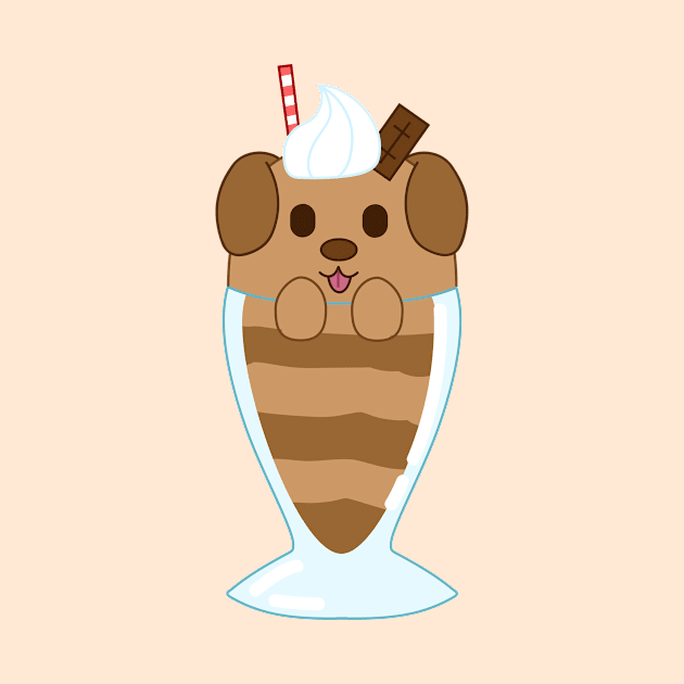 chocolate lab shake by chibifox