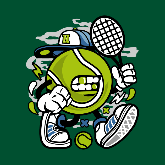 Tennis player thug by Superfunky