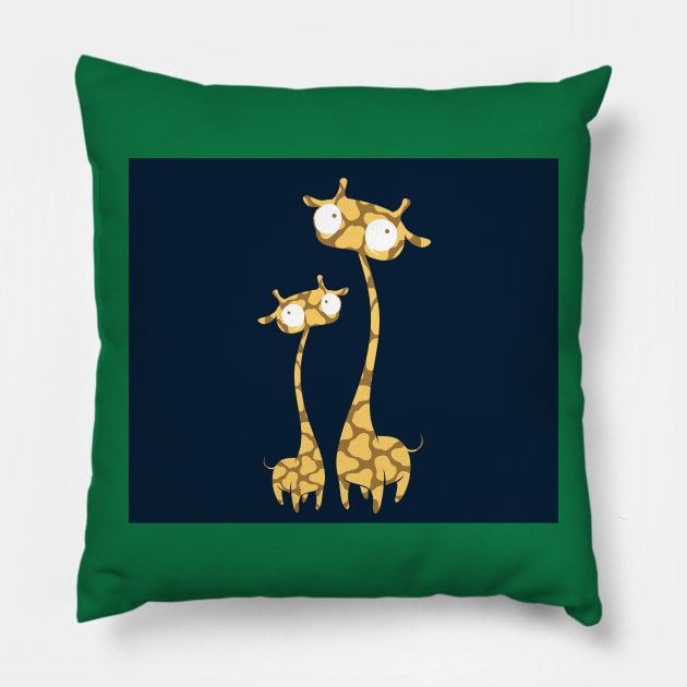 giraffe Pillow by daghlashassan